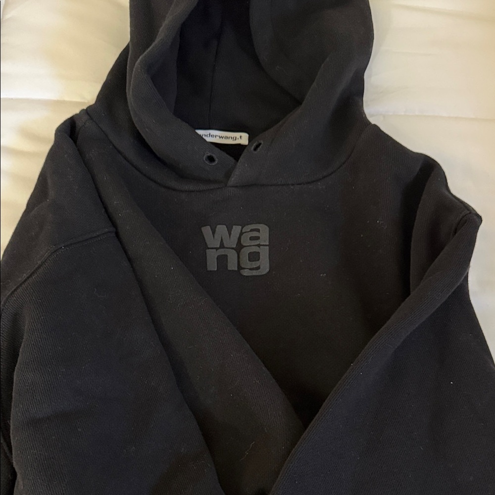 Alexander Wang Black Hoodie Sweater for Women